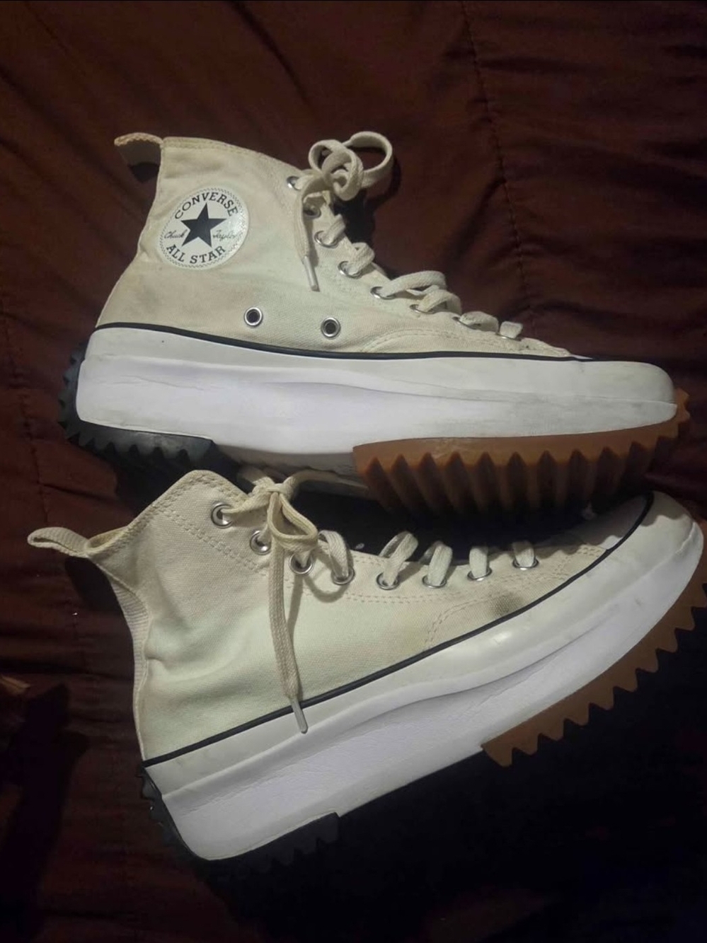 Converse Run Star Hike High-Top Sneakers — UNISEX Men's 7.5 / Women's 9